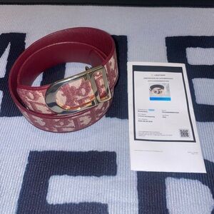 Christian Dior Red Trotter Women’s Belt